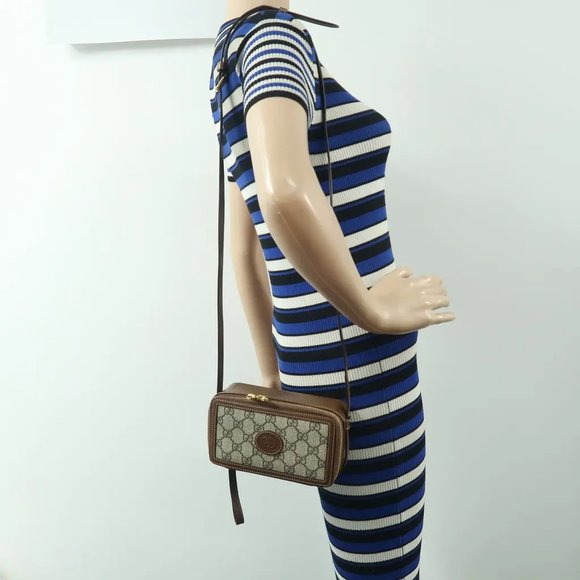 GUCCI Retro Canvas Shoulder Bag 1085-022625 - Picture 12 of 12